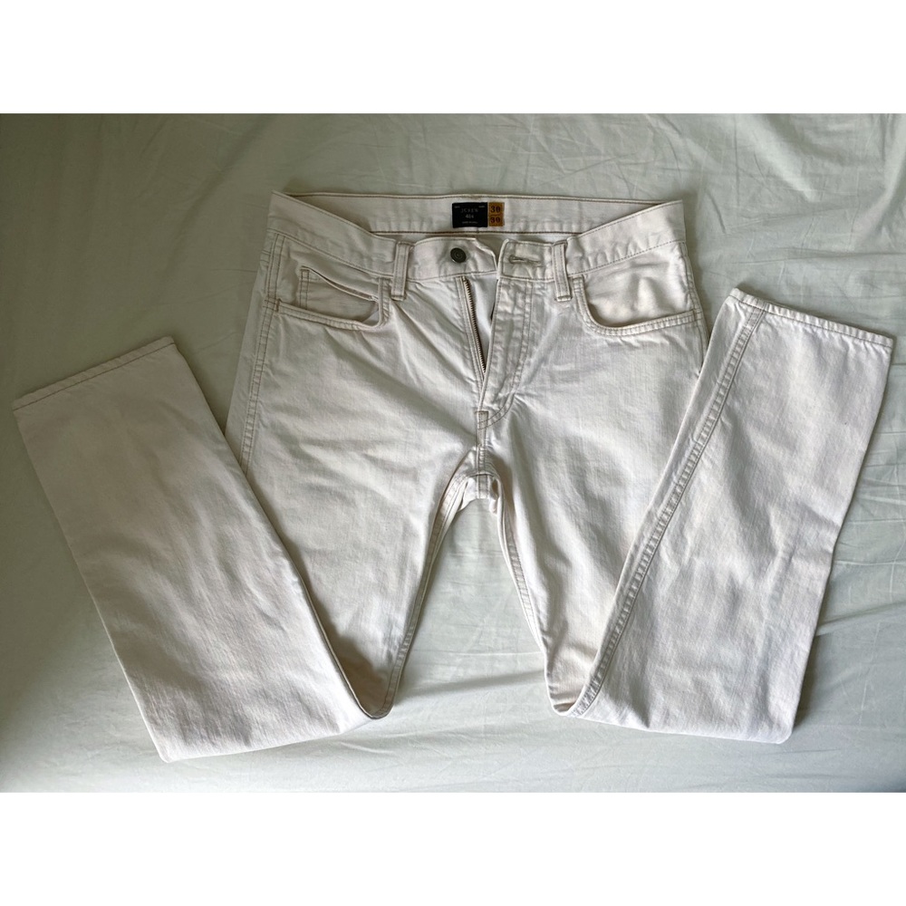 JCrew white denim jeans